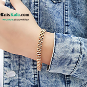 دستبند رولکس ژوپینگ رنگ ثابت کد 10129