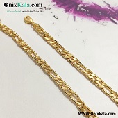 دستبند کارتیر زنجیری شیک دوحلقه ای کد 10076