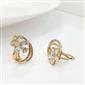 گوشواره ژوپینگ طرح گل کد 10155
