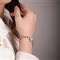 دستبند رنگ نقره ای ژوپینگ طرح ببر کد 10169