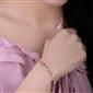 دستبند طرح بی نهایت نگینی ژوپینگ کد 10193