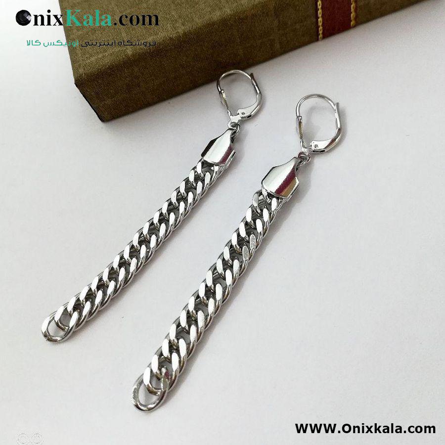 گوشواره کارتیر زنجیری کد 1695